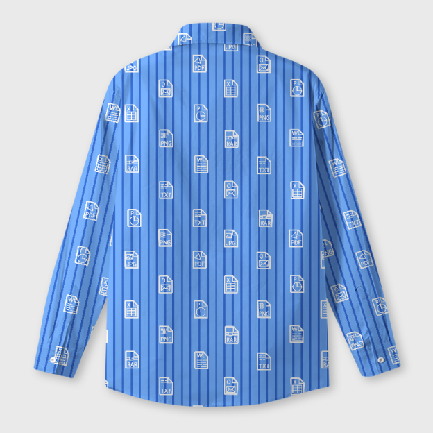 Digital File World Geek Long-Sleeved Shirt