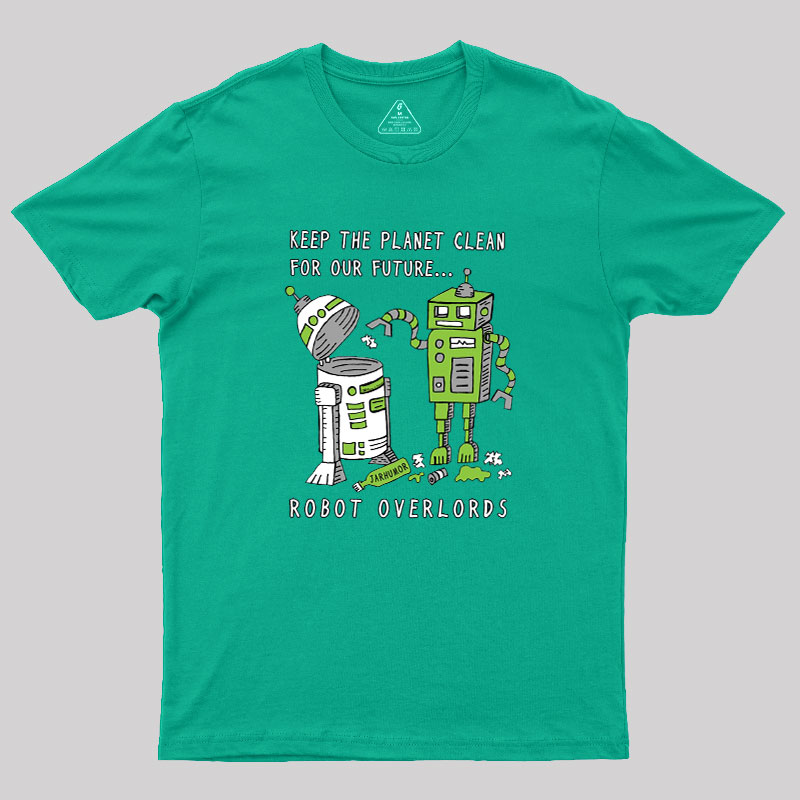 Robot Earth Geek T-Shirt