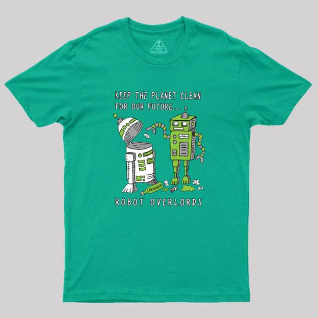 Robot Earth Geek T-Shirt