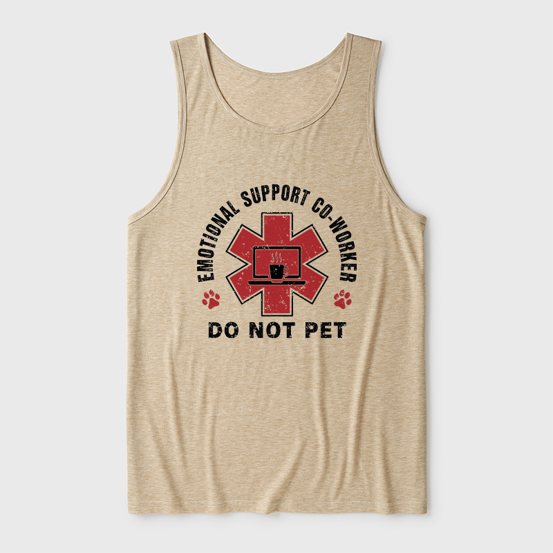 Emotional Support Co-worker Ultra Soft Heather Tank
