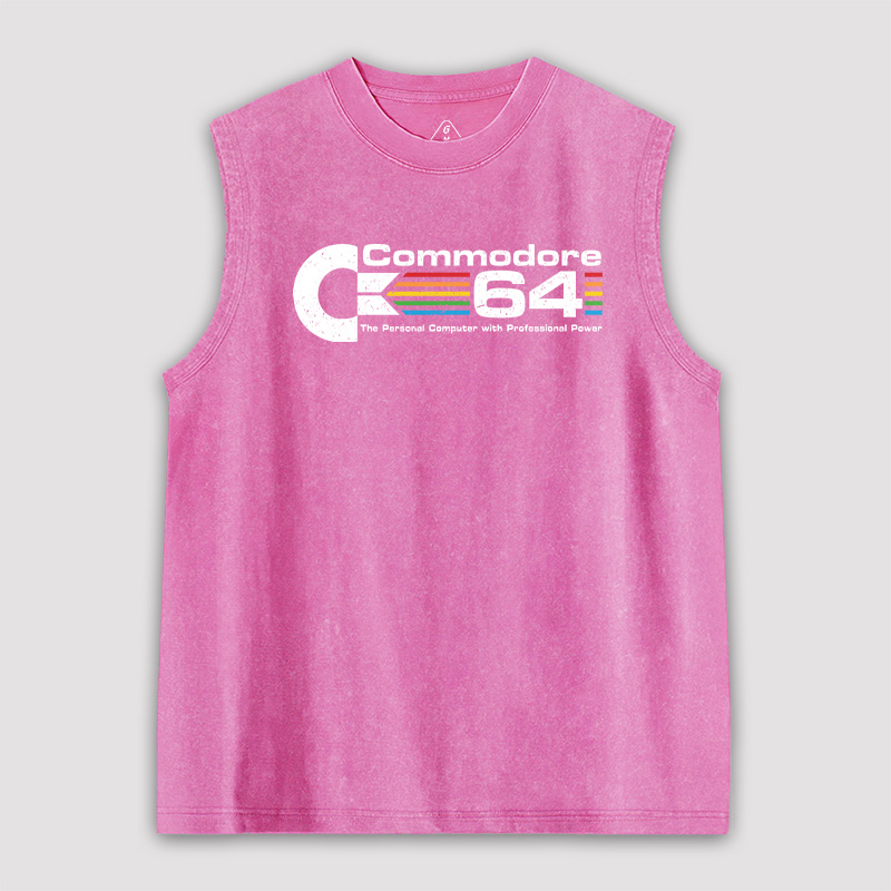 Commodore 64 Unisex Unisex Washed Tank