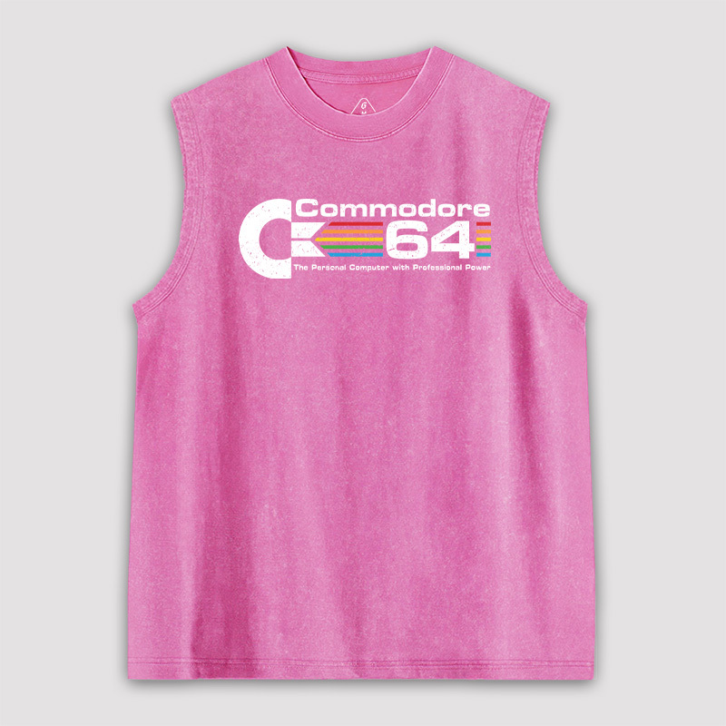 Commodore 64 Unisex Unisex Washed Tank
