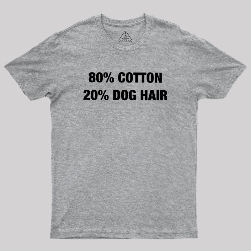 80 Cotton 20 Dog Hair Geek T-Shirt