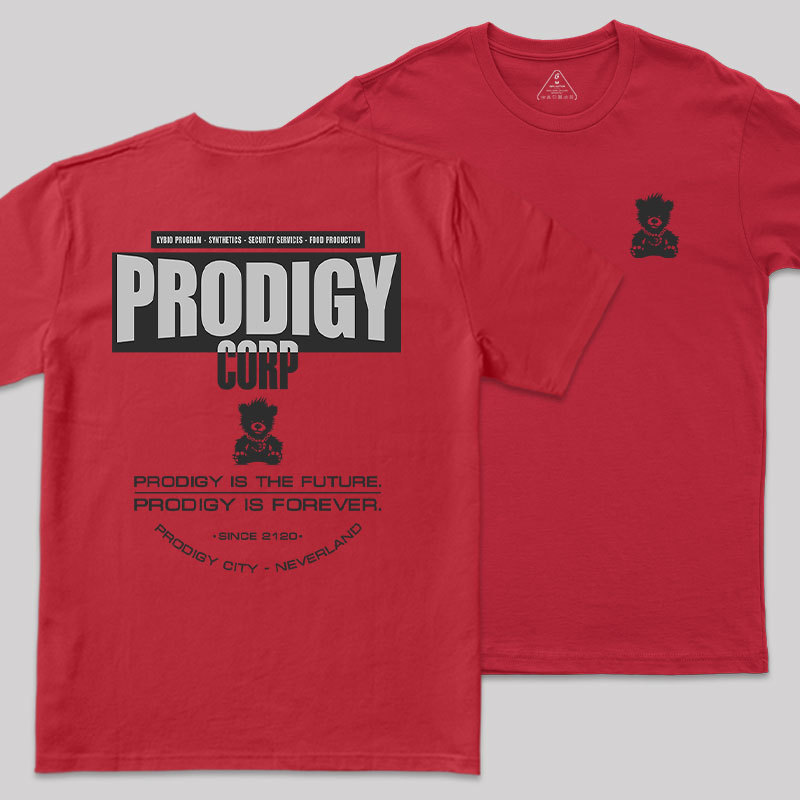 Prodigy Corp Front and Back Printed Geek T-Shirt