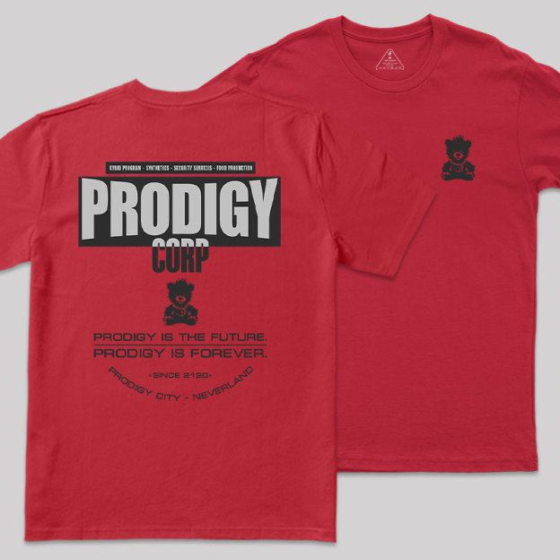 Prodigy Corp Front and Back Printed Geek T-Shirt