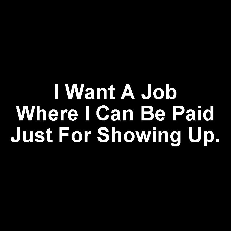 I Want A Job Joking Geek T-Shirt