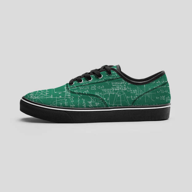 Math Function Geek Canvas Shoes