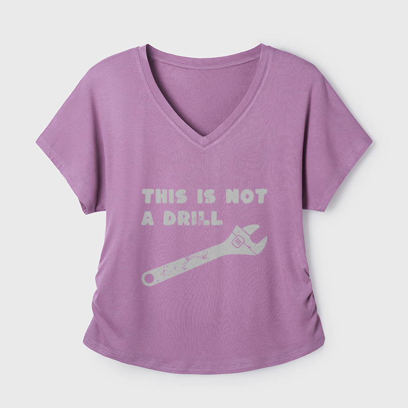 Doing It Live Geek Dolman Sleeve V-Neck Shirt