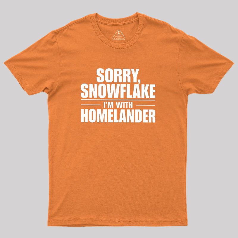 Sorry Snowflake Geek T-Shirt