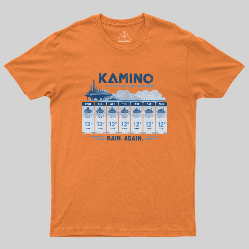Kamino Rain Report Geek T-Shirt