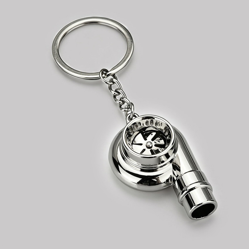 Geek Metal Turbo Keychain