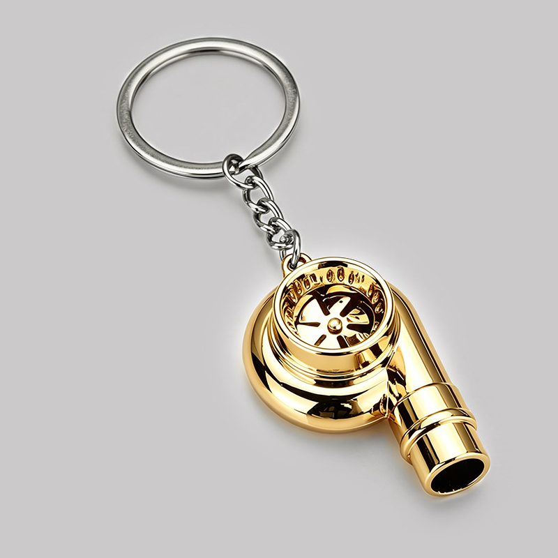 Geek Metal Turbo Keychain