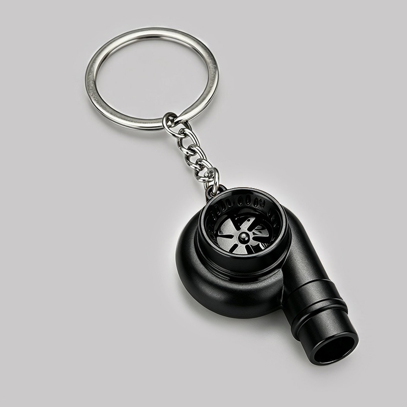 Geek Metal Turbo Keychain