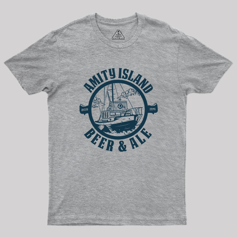 Amity Island Beer Ale Geek T-Shirt
