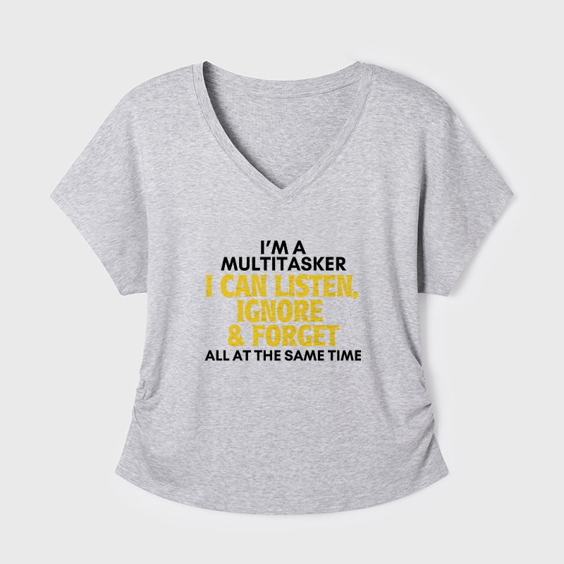 Sarcastic Geek Dolman Sleeve V-Neck Shirt