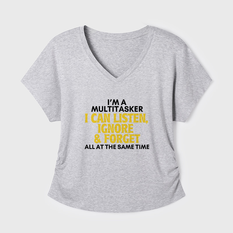 Geeksoutfit I'm Thinking Loading Women's V-Neck T-shirt for Sale