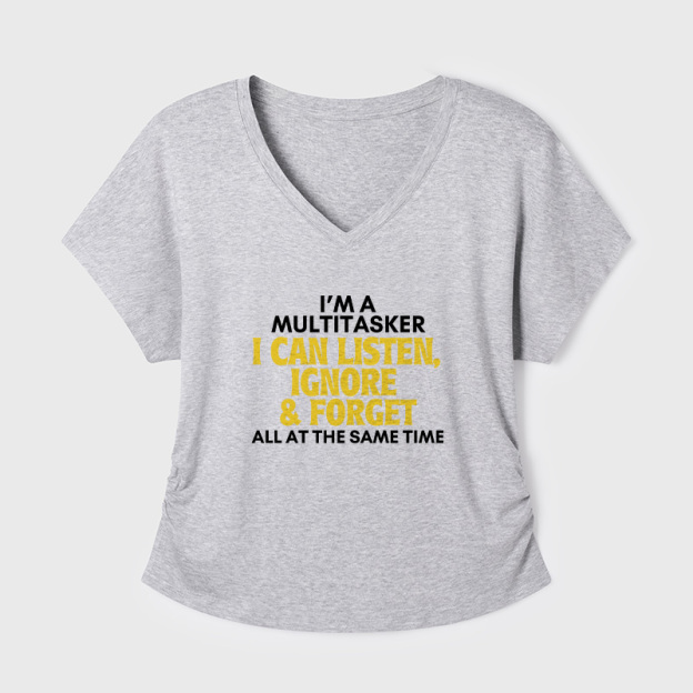 Sarcastic Geek Dolman Sleeve V-Neck Shirt
