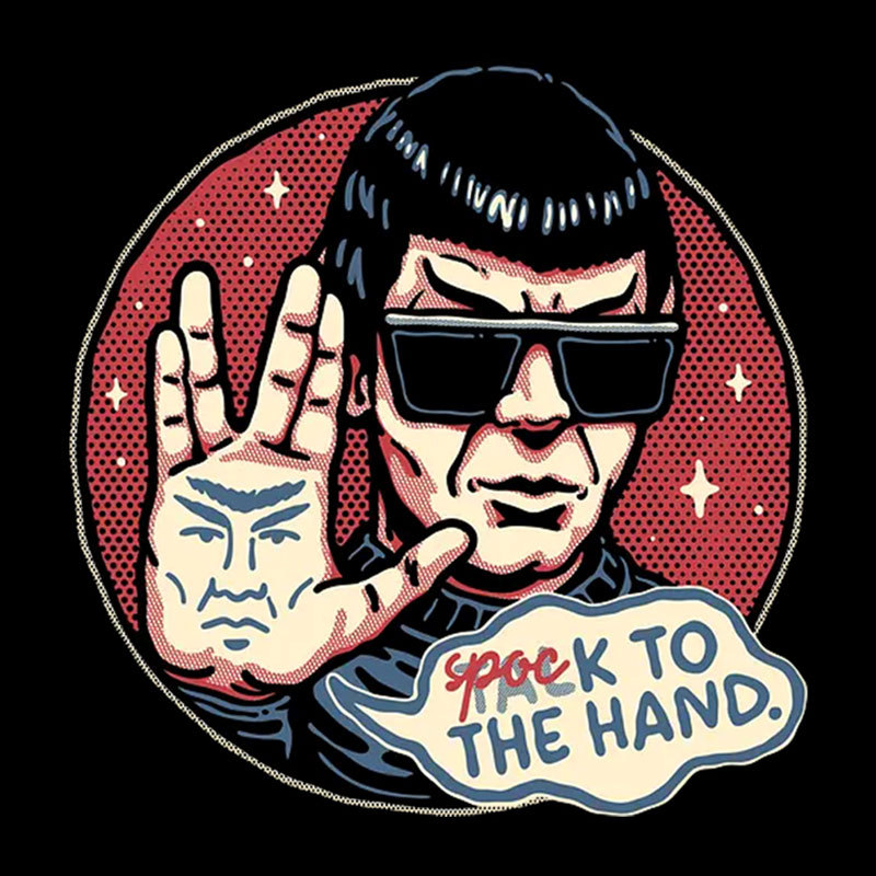 Spock to the Hand Geek T-Shirt