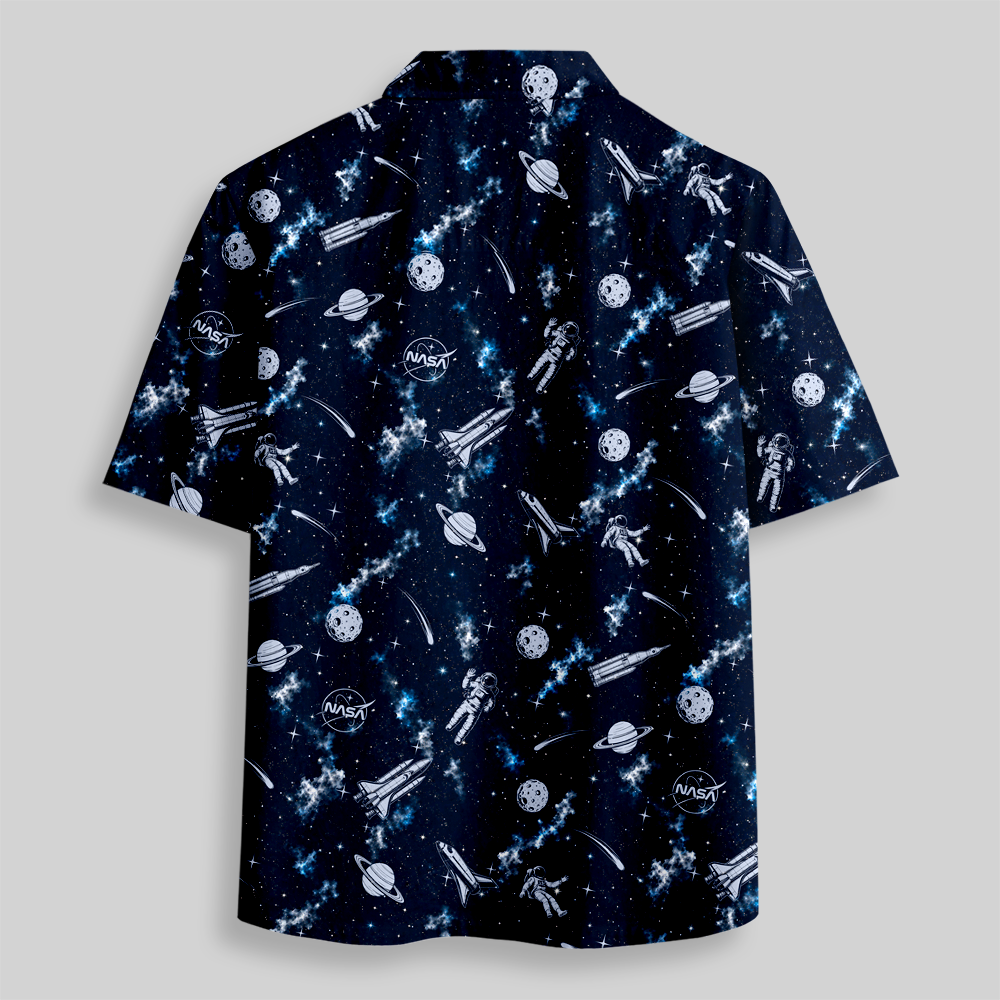 Deep Galaxy Explorer Series Button Up Pocket Shirt