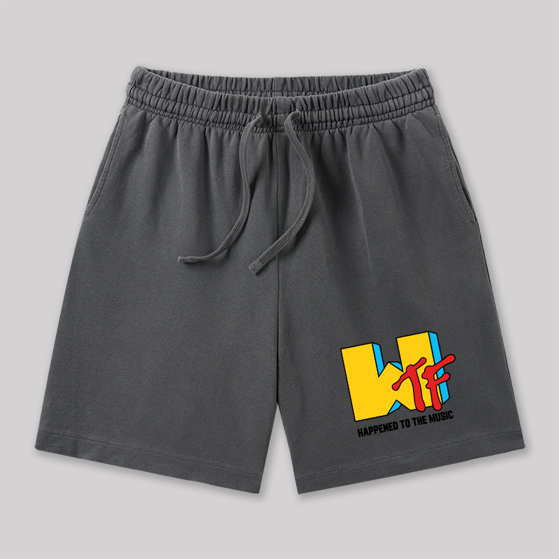 WTF Happened To The Music Geeky Washed Shorts