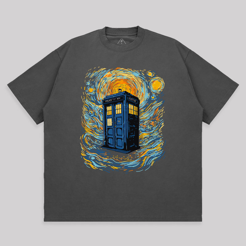 Starry Blue Box Unisex Oversized T-shirt