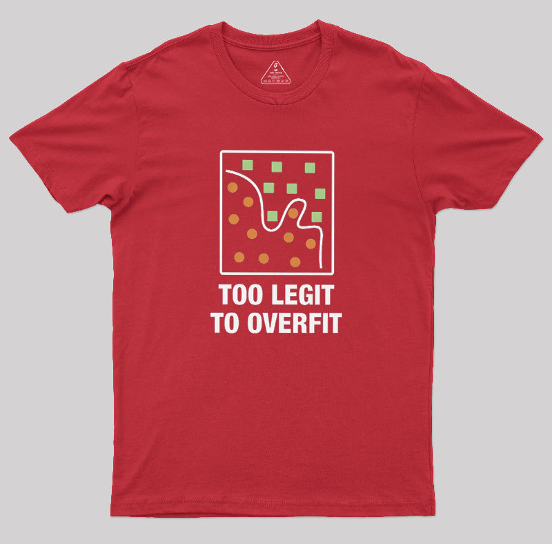 Too Legit to Overfit Geek T-Shirt