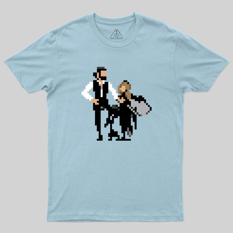 Pixel Rumors Fleet Rock Duo Graphic Geek T-Shirt