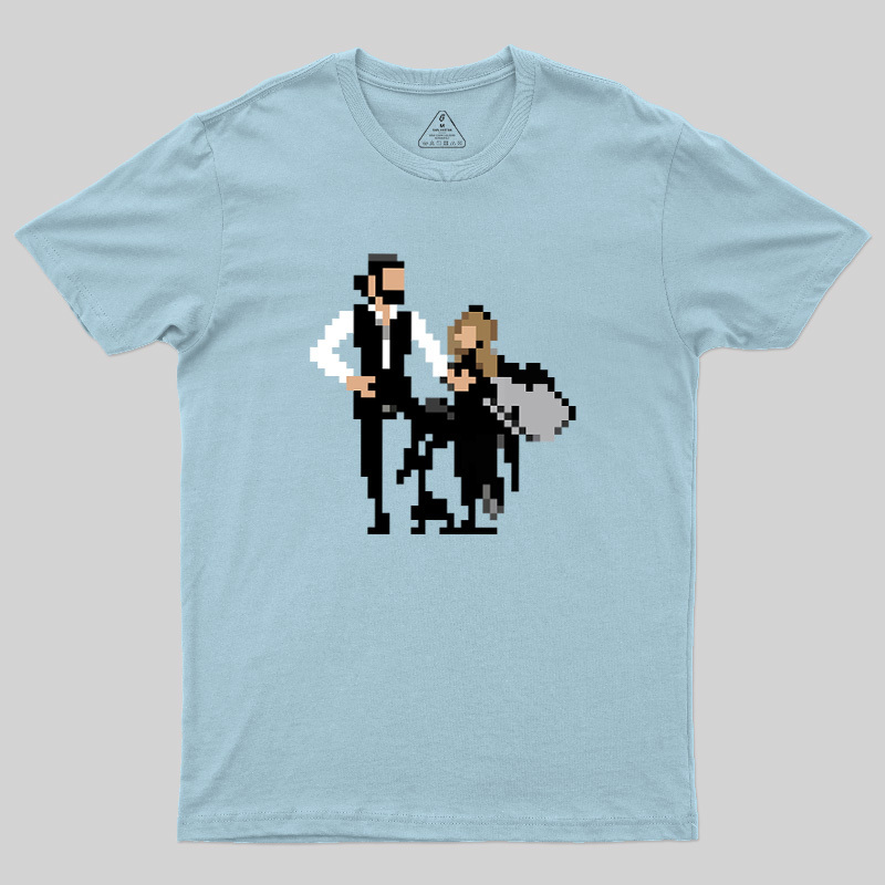 Pixel Rumors Fleet Rock Duo Graphic Geek T-Shirt