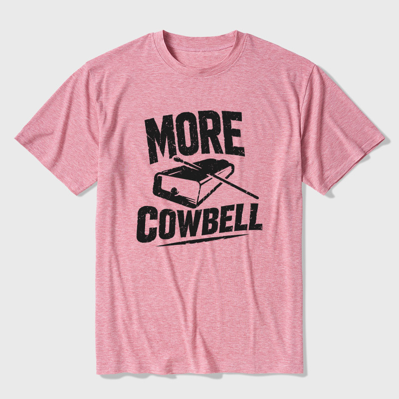 More Cowbell Ultra Soft Heather Tee