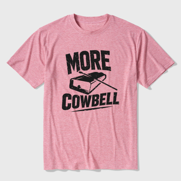 More Cowbell Ultra Soft Heather Tee
