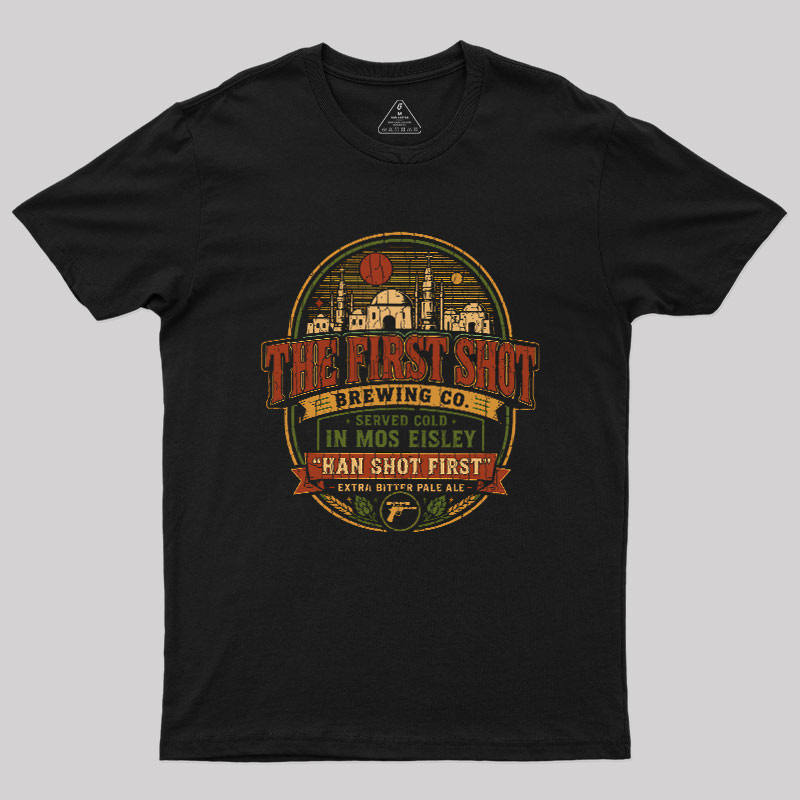 The First Shot Brewing Co. Galactic Smuggler Ale Geek T-Shirt
