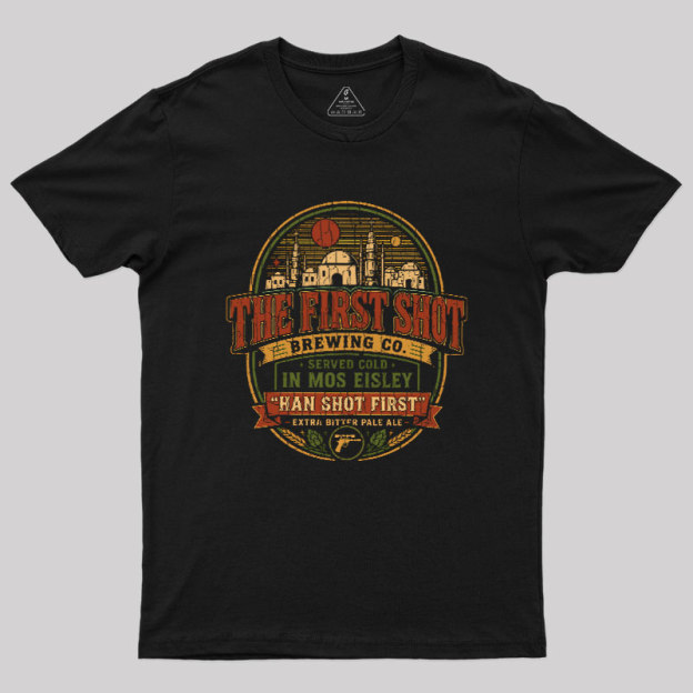 The First Shot Brewing Co. Galactic Smuggler Ale Geek T-Shirt