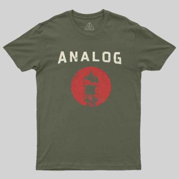 Vacuum Tube Analog Distressed Geek T-Shirt