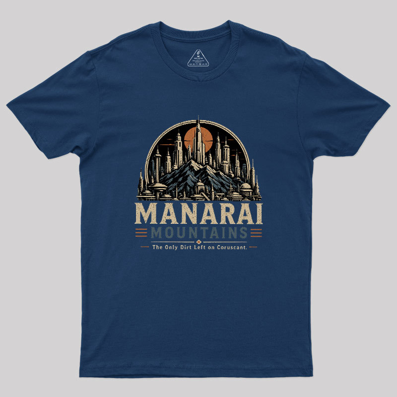 Galactic Mountain Range Geek T-Shirt