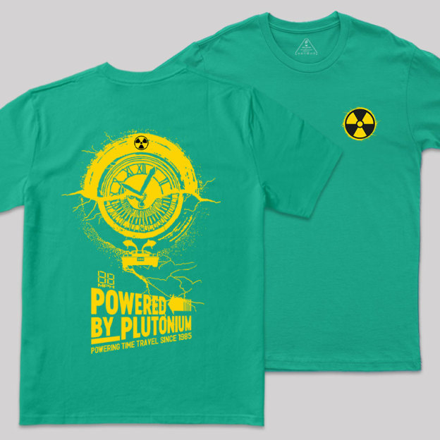 Plutonium Power Front and Back Printing Geek T-Shirt