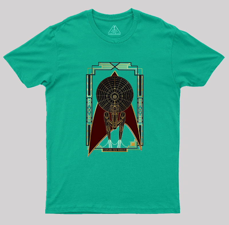 Explore New Worlds Geek T-Shirt