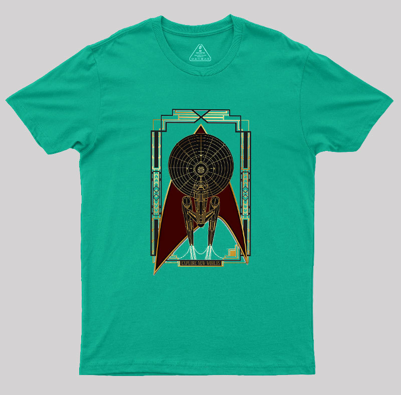Explore New Worlds Geek T-Shirt