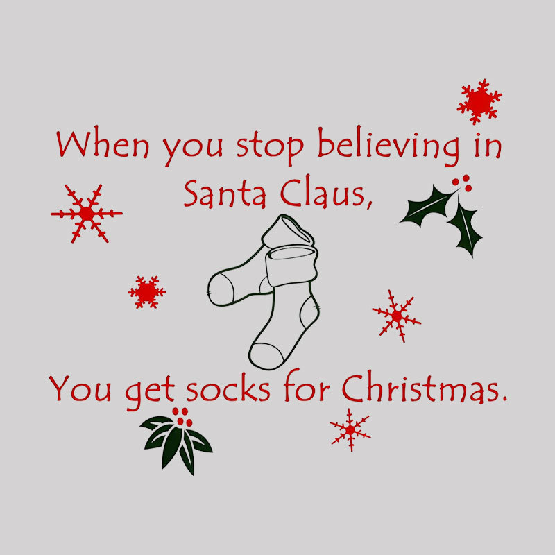 Funny Socks for Christmas Geek T-Shirt
