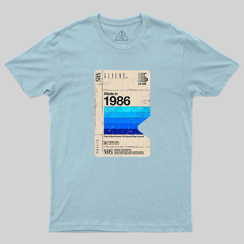 Aliens Blank Tape Geek T-Shirt