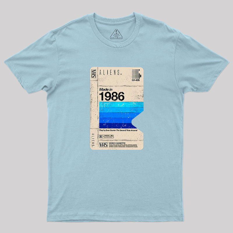 Aliens Blank Tape Geek T-Shirt