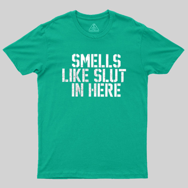 Offensive Smells Like Slut In Here Geek T-Shirt