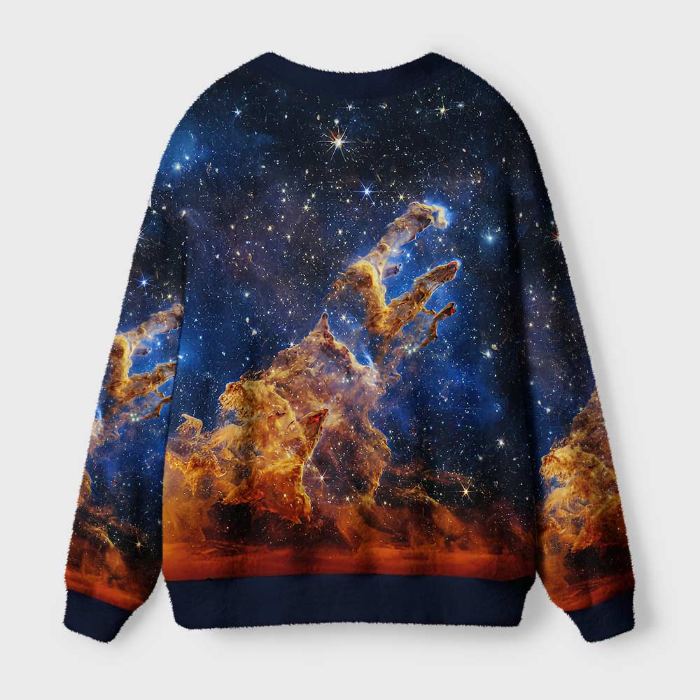 Pillar of Creation Nebula Geek Ugly Cardigan Sweaters