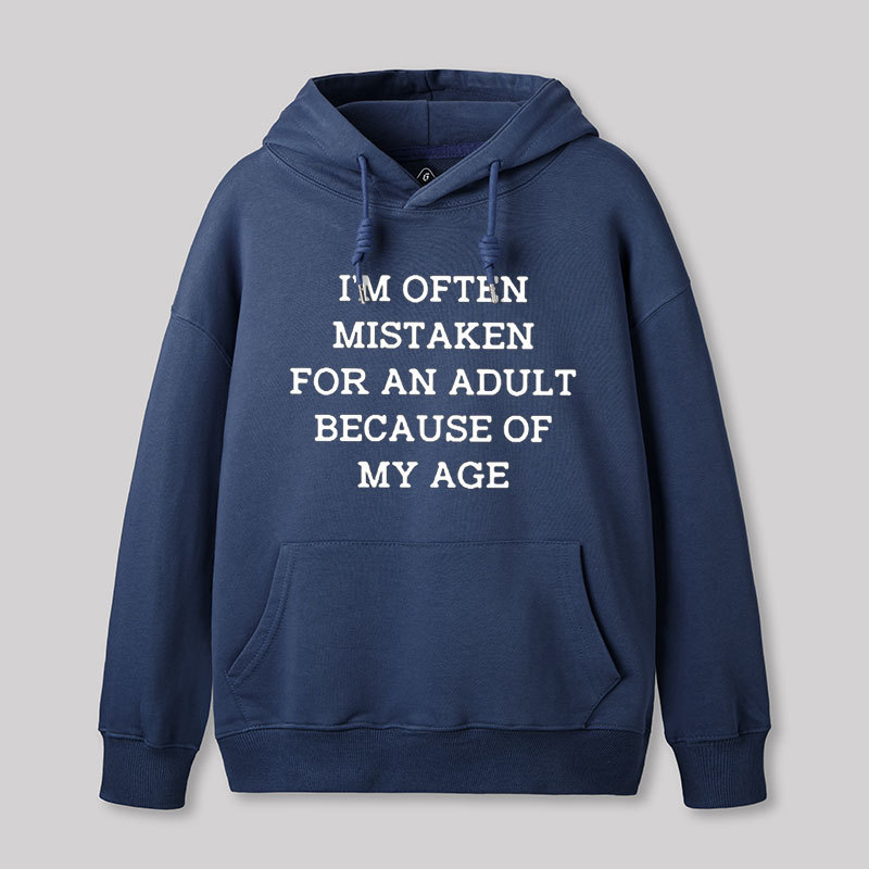 Mistaken For An Adult Geek Hoodie