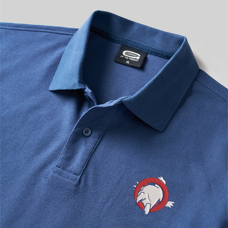 Ghost Escape Geek Embroidered Polo Shirts