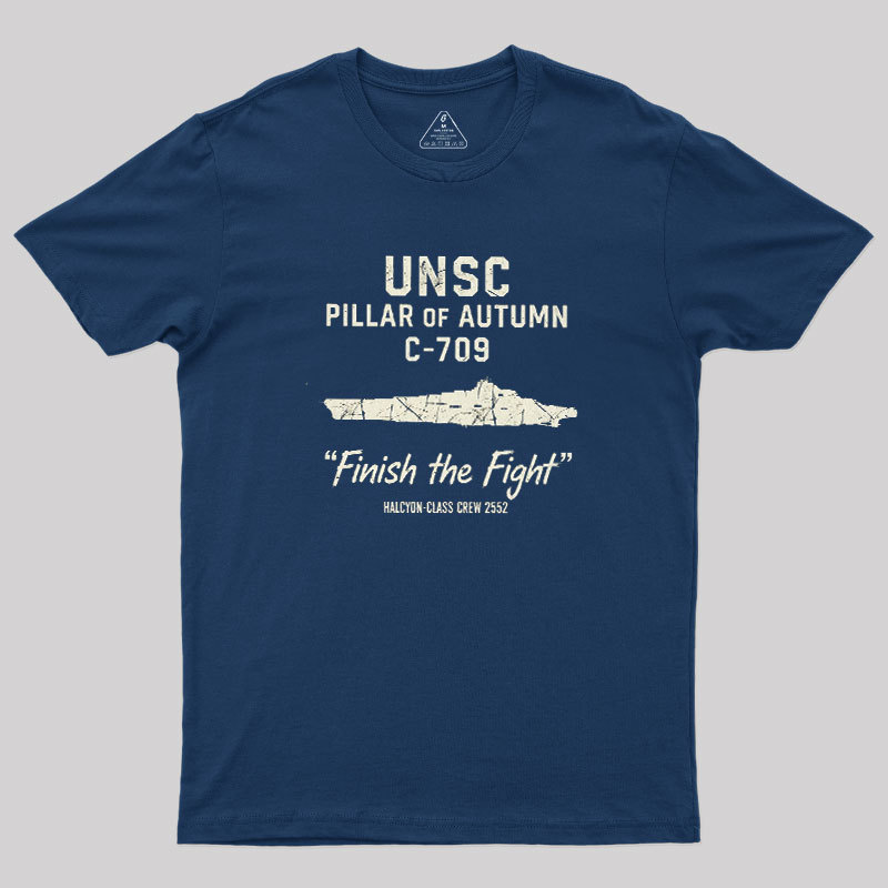 UNSC PILLAR OF AUTUMN C-709 Geek T-Shirt