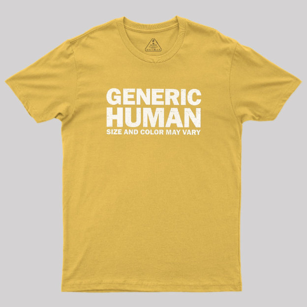 Generic Human Geek T-Shirt