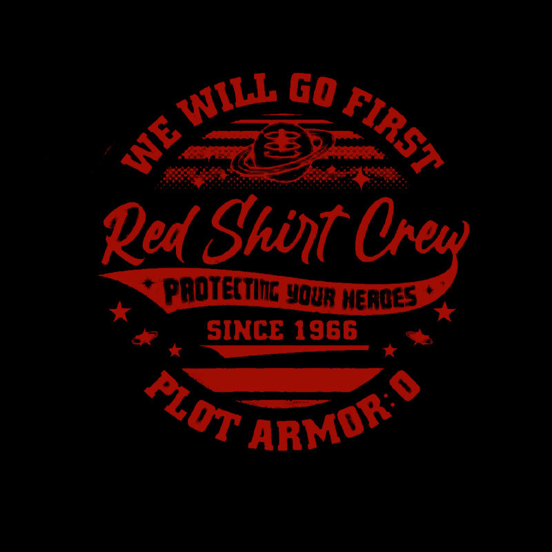 Red Shirt Crew Geek T-Shirt