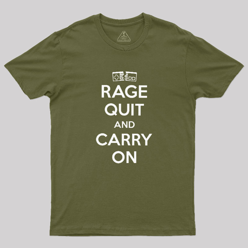 Rage Ouit Geek T-Shirt
