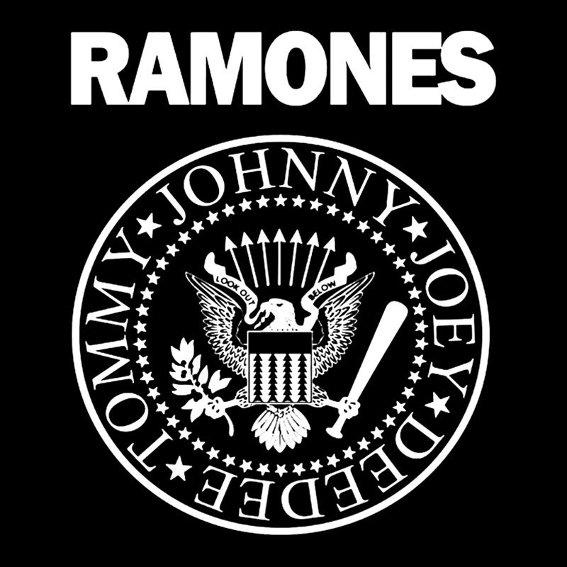 White Design of Ramones Geek T-Shirt