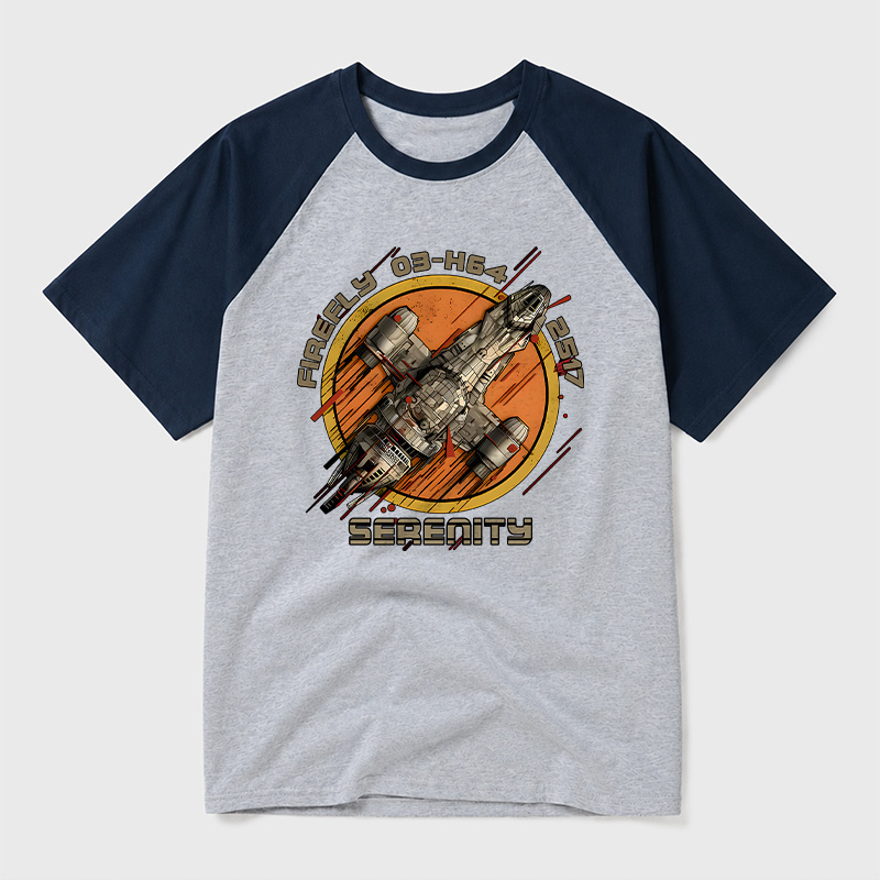 Firefly Junker Geek Retro Raglan T-Shirt